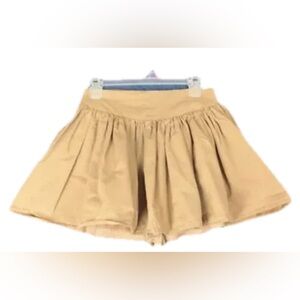 Women Y2k bubble skirt High Waisted A-Line Puffy Mini Ruffle Hem Balloon Skirt L